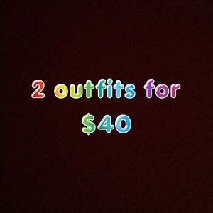 Two outfits for $40 deal